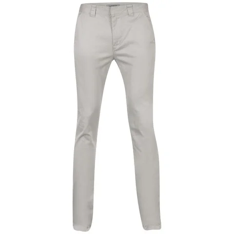 WESC Men's Eddy Chino Trouser - Fog - 30R - Gris Image 1