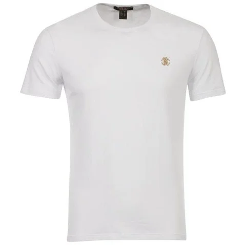 Roberto Cavalli Men's Crew Neck T-Shirt - White - XS - Blanc Image 1