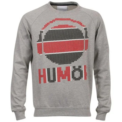 Humor Men's Flamengo Print Crew Neck Sweatshirt - Grey Marl - S - Gris Chiné Image 1