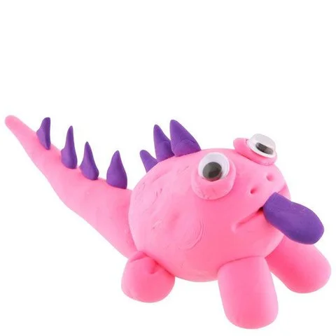 Monster Bunch Modelling Clay - Pink Image 1