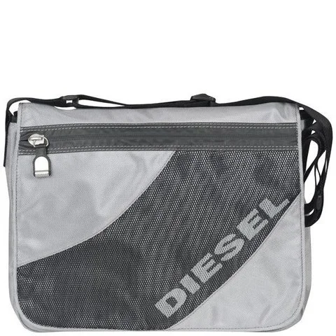 Diesel Men's Favorite Messenger Bag - Silver Image 1