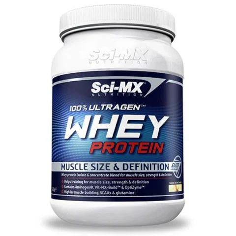 SCI-MAX 100% ULTRAGEN PROTEINE DE WHEY - BANANE (908G) Image 1
