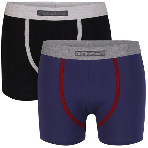 Lot de 2 Boxers One True Saxon - S - Black/Navy Image 1