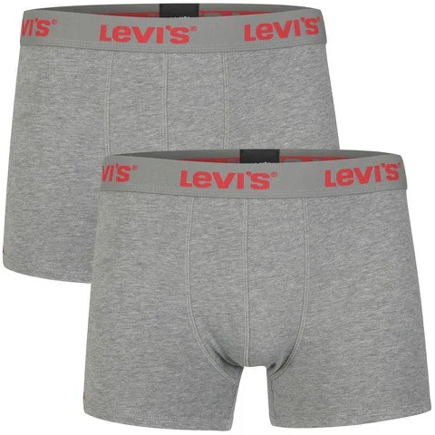 Levi's Men's 2-Pack Boxers - Grey - S - Gris Image 1