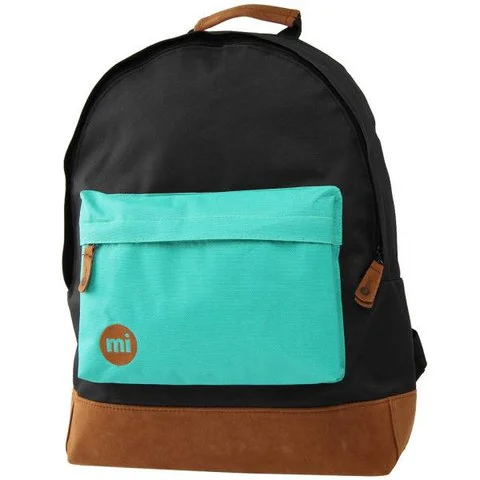 Mi-Pac Two Tone Backpack - Black/Teal Image 1