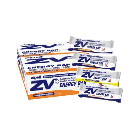 ZipVit ZV8 Energy Bar - Box of 20 - 20Barres - Boîte - Abricot Image 1