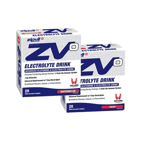 Zipvit ZV0 Sport Electrolyte Tablets - 20Comprimés - Boîte - Cerise Image 1