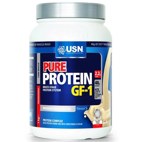 USN Pure Protein IGF-1 - 1kg - 1kg - Jar - Chocolat Image 1