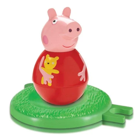 Peppa Pig Weebles Wobbly Figure and Base Image 1