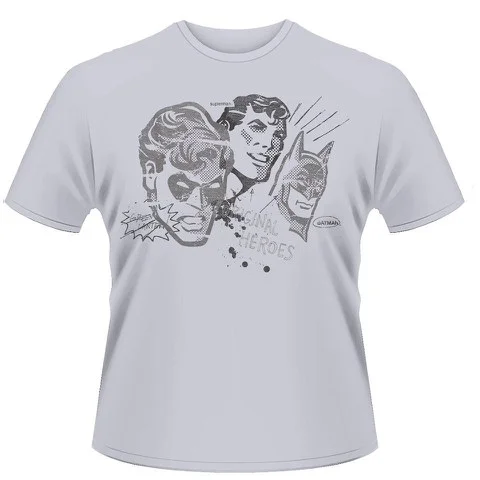 DC Originals Men's T-Shirt - Original Heroes - L - Gris Image 1