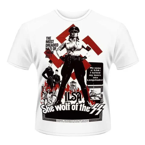 Ilsa: She Wolf Of The SS Men's T-Shirt - L - Blanc Image 1