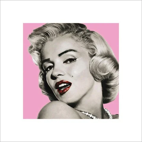 Marilyn Monroe Lips - 40 x 40cm Print Image 1