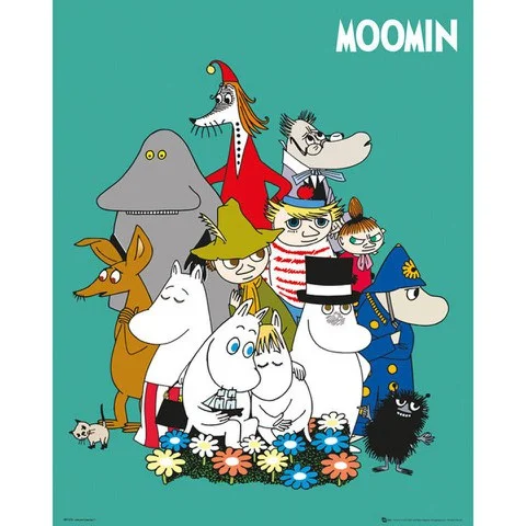 Moomins Characters - Mini Poster - 40 x 50cm Image 1