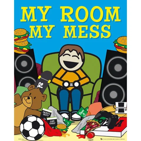 My Room My Mess - Mini Poster - 40 x 50cm Image 1