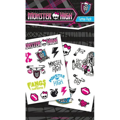 Planche de Tatouages Symboles Monster High Image 1