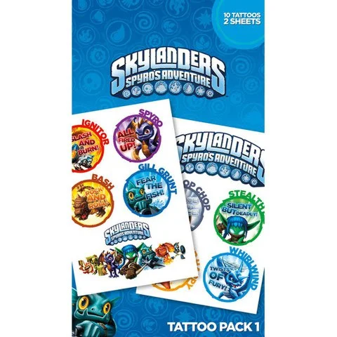Skylanders Characters - Tattoo Pack Image 1