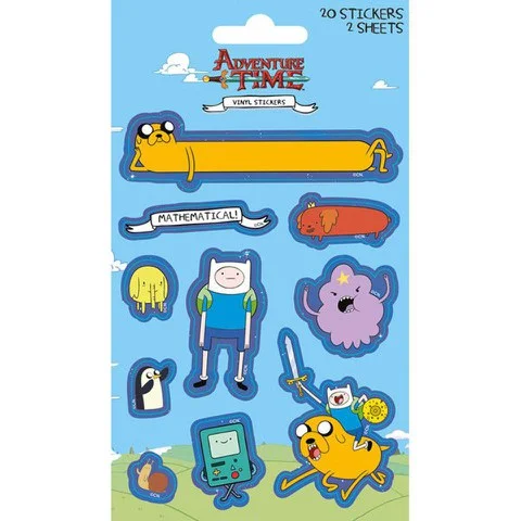 Adventure Time Characters - Vinyl Sticker Pack Image 1