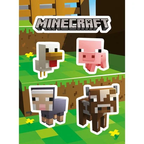 Minecraft Animals - Vinyl Sticker Pack Image 1