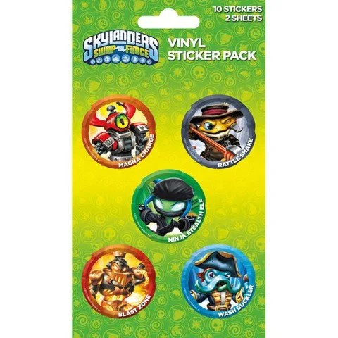 Skylanders Swap Force Starter Pack (Vinyl Pack) - Vinyl Sticker Pack Image 1