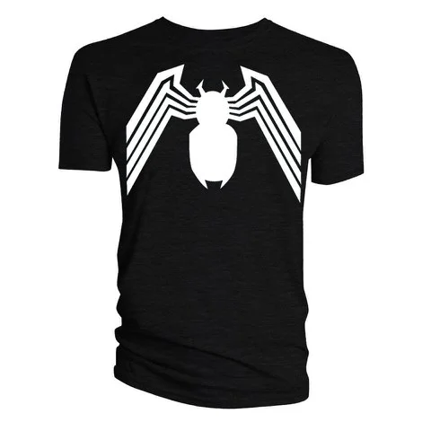 Spider-Man: Venom Logo T-Shirt - Black - L - Noir Image 1