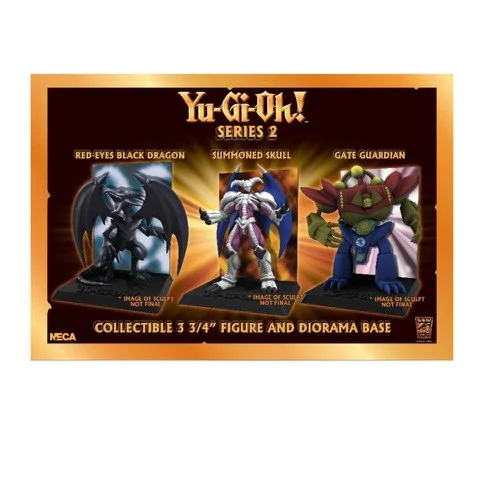 Neca Yu-Gi-Oh Series 2 - Summoned Skull 3 3/4 Inch Figure With Deluxe Display Image 1
