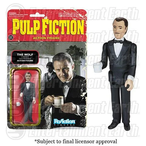 ReAction Pulp Fiction The Wolf 3 3/4 Inch Action Figure Image 1