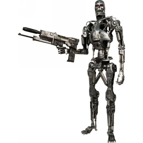 NECA Terminator Endoskeleton With Light Up Eyes 18 Inch Figure Image 1