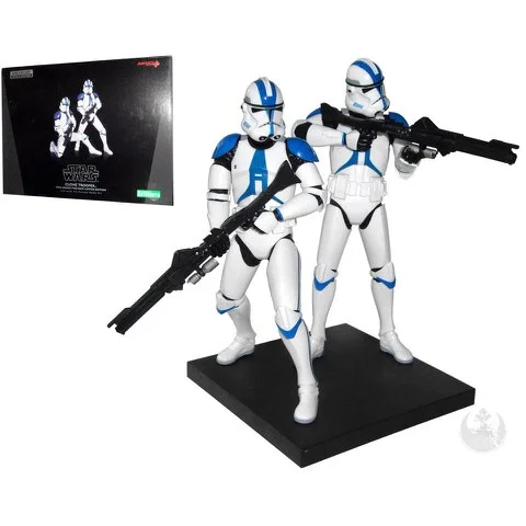 Kotobukiya Star Wars Clone Trooper 501St Legion Ltd Edition ArtFX Statue 2-Pack Image 1