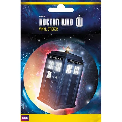 Autocollant en Vinyle Tardis Doctor Who Image 1