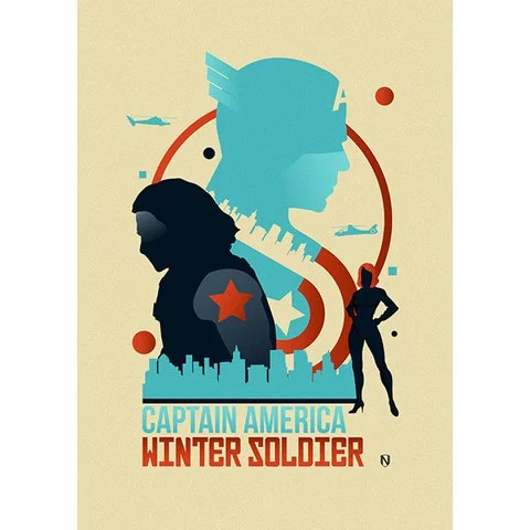 Captain America: The Winter Soldier - Zavvi Exclusive Limited Signed and Numbered Giclee Print Image 1