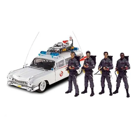 Hot Wheels Elite Ghostbusters 30th Anniversary 1:18 Scale Model With Figures Image 1