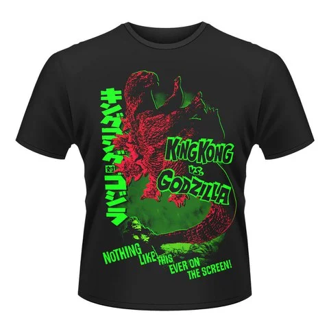 Godzilla Men's T-Shirt - King Kong Vs Godzilla - S - Noir Image 1