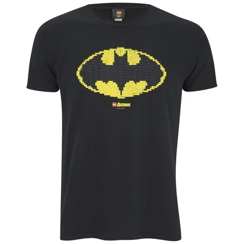 Lego Batman Men's T-Shirt - Shield - L - Noir Image 1