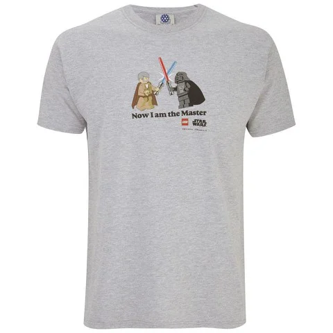 Lego Star Wars Men's T-Shirt - Now I Am The Master - L - Blanc Image 1