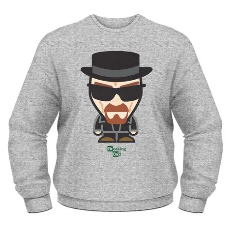 Breaking Bad Sweatshirt - Heisenberg Minion - S - Gris Image 1