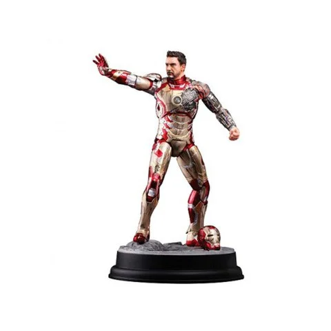 Dragon Action Heroes Iron Man Mark 42 Battle Damaged Suit 1:9 Scale Figure Image 1
