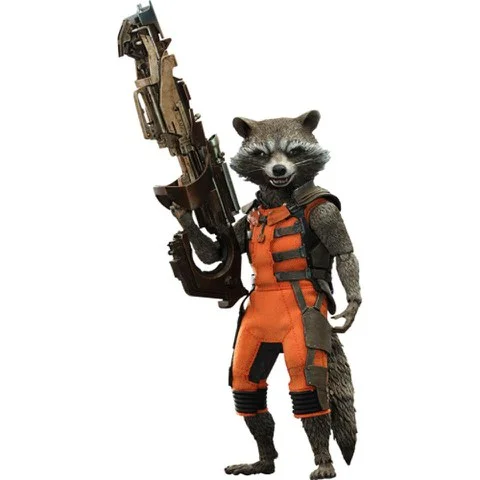 Hot Toys Guardians of the Galaxy Rocket Raccoon 1:6 Scale Figure Image 1