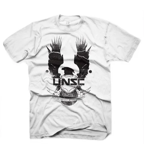 Halo 4 Men's T-Shirt - UNSC Logo - White - L - Blanc Image 1