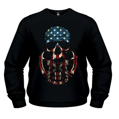 Sons of Anarchy Sweatshirt - Skull - S - Noir Image 1