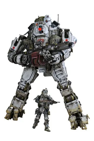 Sideshow Collectibles Titanfall Atlas 1:12 Scale Figure Image 1