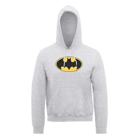 DC Comics Hoody Batman Logo - Heather Grey - S - Gris Image 1