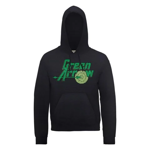 DC Comics Hoody Green Arrow Logo - Black - S - Noir Image 1