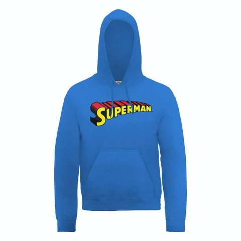 DC Comics Hoody Superman Telescopic Logo - Royal Blue - S - Bleu Image 1