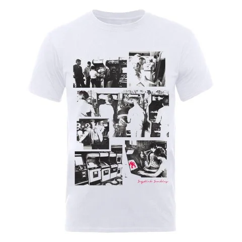 Joystick Junkies Men's T-Shirt Arcade Collage - White - S - Blanc Image 1