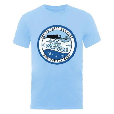 Breaking Bad Men's T-Shirt Car Wash - Light Blue - L - Bleu Image 1