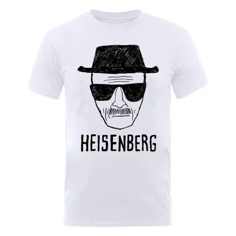Breaking Bad Men's T-Shirt Heisenberg - White - L - Blanc Image 1