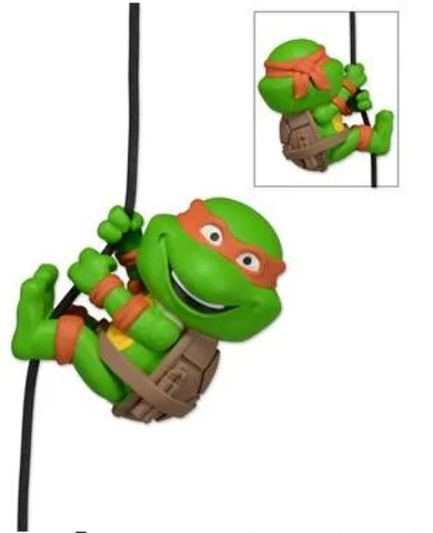 NECA Teenage Mutant Ninja Turtles Michelangelo 2 Inch Scaler Figure Image 1