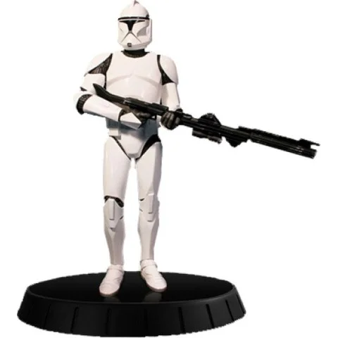 Gentle Giant Star Wars White Clone Trooper Deluxe Statue Image 1