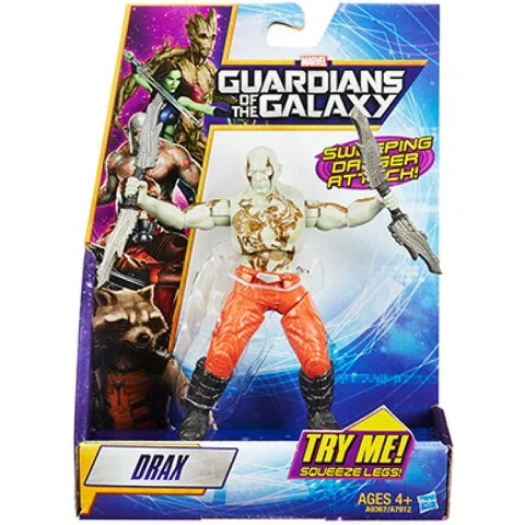 Marvel Guardians of the Galaxy Galatic Battlers Drax Action Figure Image 1