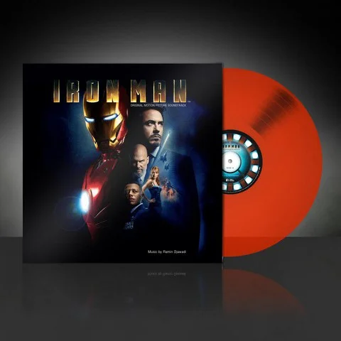 BO Vinyle Iron Man - Bande Originale Colorée Limitée à 500 Exemplaires Image 1